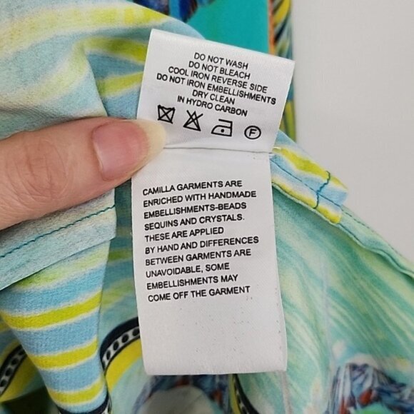 Camilla Reef Warrior Drop‎ Shoulder Playsuit Romper Size XS b75 - Picture 16 of 17